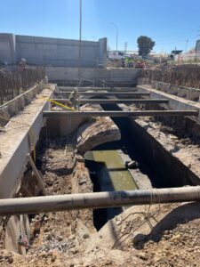 Corte de tubería de 18m