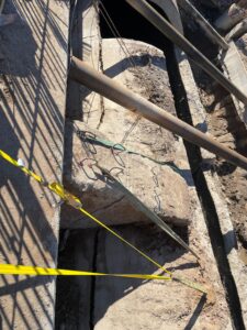 Corte de tubería de 18m