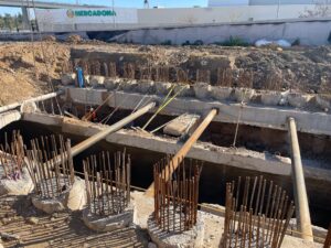 Corte de tubería de 18m