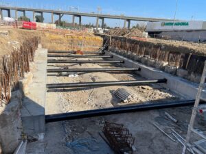 Corte de tubería de 18m